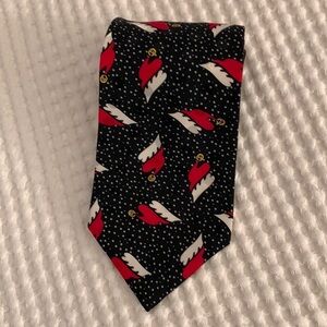 Golden Wreath Mens Christmas Tie 🎅🏻